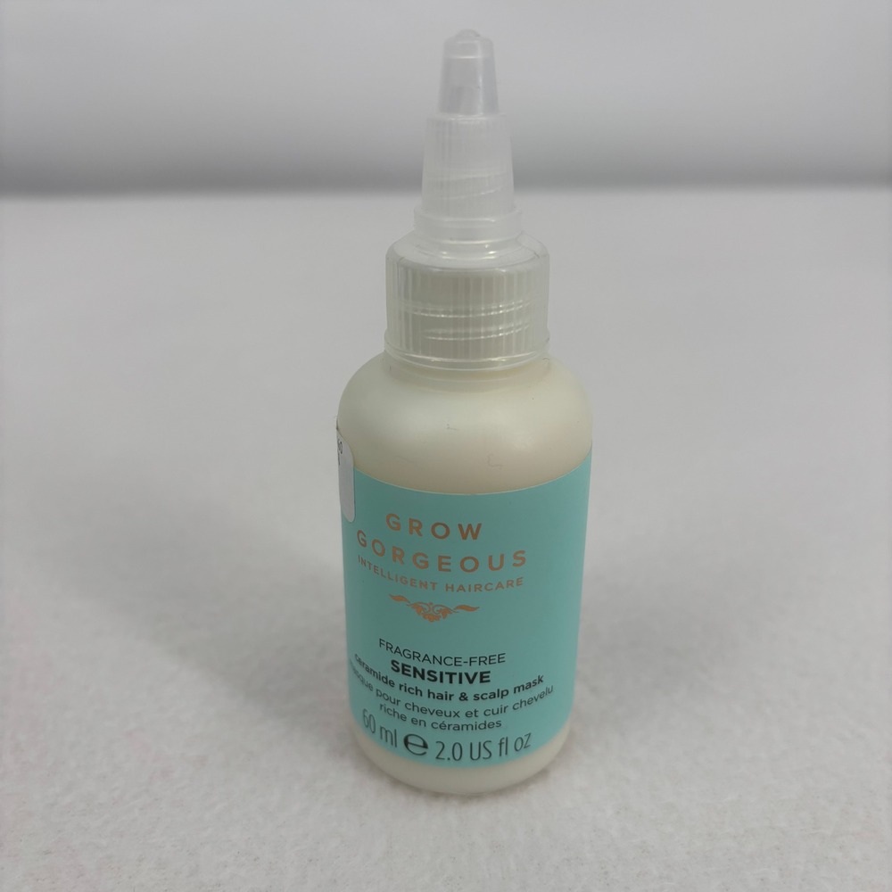 Grow Gorgeous Sensitive Fragrance-Free Ceramide Rich Hair Scalp Mask 60ml 2oz